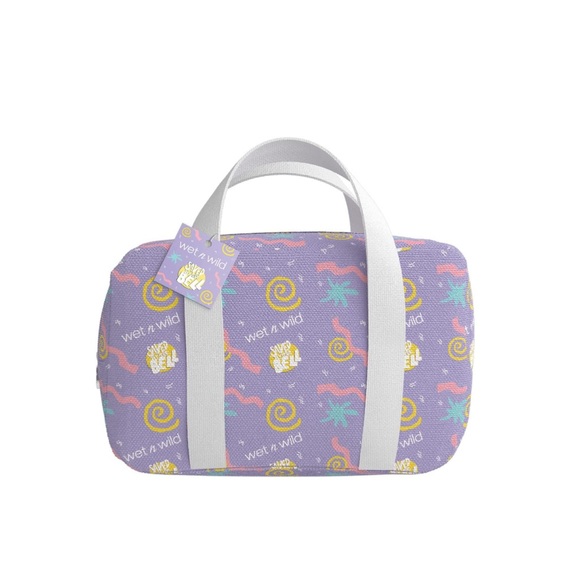 Wet n Wild Saved By The Bell Makeup Bag, Makeup Bag Carry Handle, Full Zipper - Picture 2 of 3
